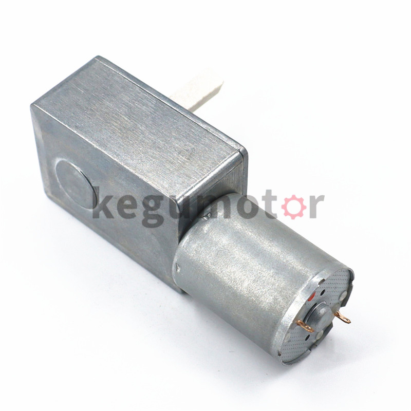 Kleine 370 Turbo Wurm Getriebe Reduktion Motor DC 12V-24V 2RPM