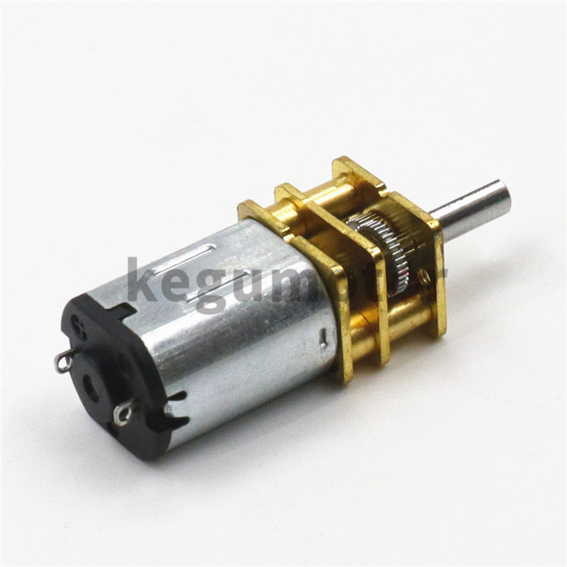 Mxfans GM12-N20 10mm DC 12V 200RPM Micro Geared Box Electric Motor Silver+Gold 