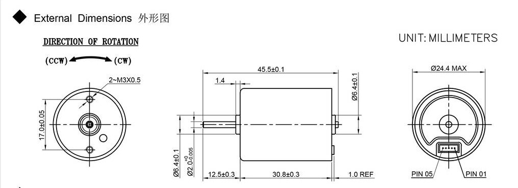 BL2430I drawing