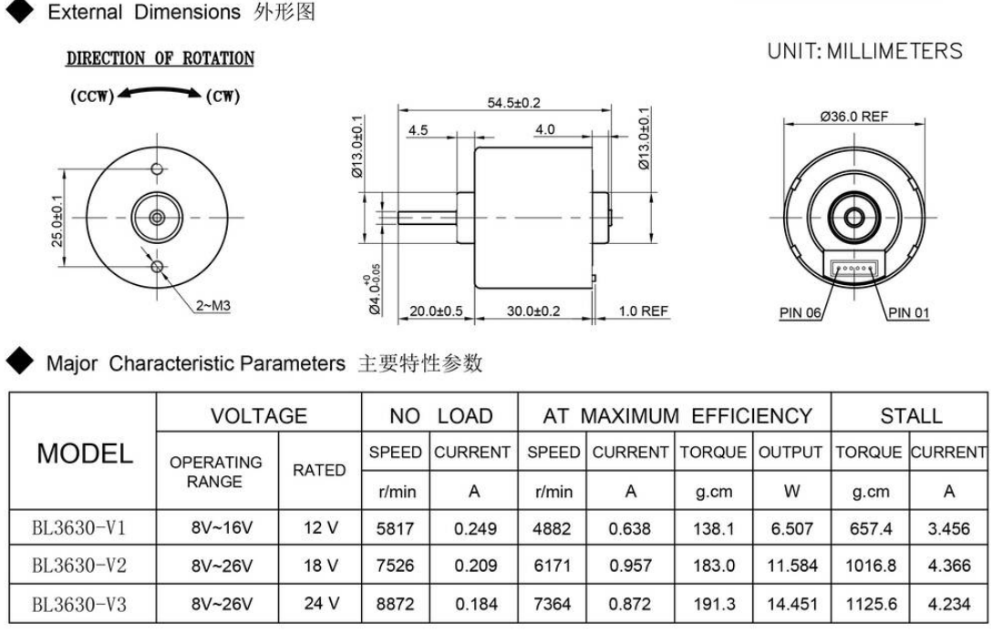 bl3630i specification